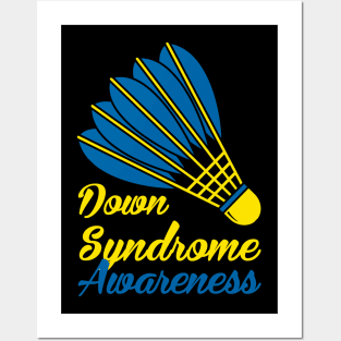 Down Syndrome Awareness badminton Posters and Art